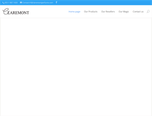 Tablet Screenshot of claremontperfume.com